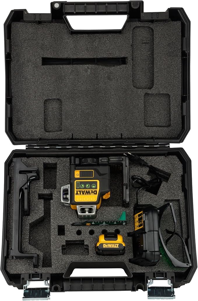 DEWALT, Laser liniowy 10,8V z zieloną wiązką, samopoziomujący, DCE089D1G - obrazek 6