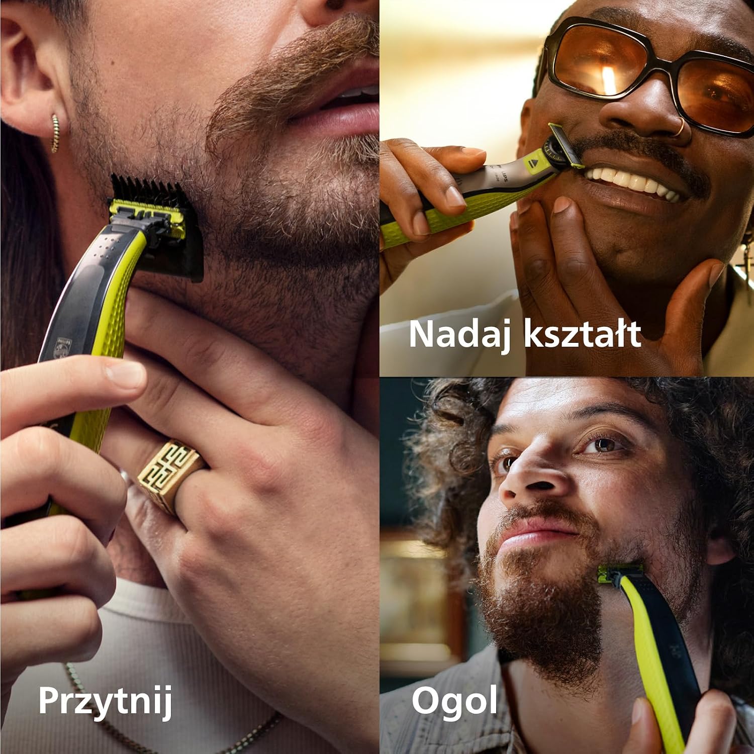 Autentyczny Golarka hybrydowa Philips OneBlade 360 Face - obrazek 6