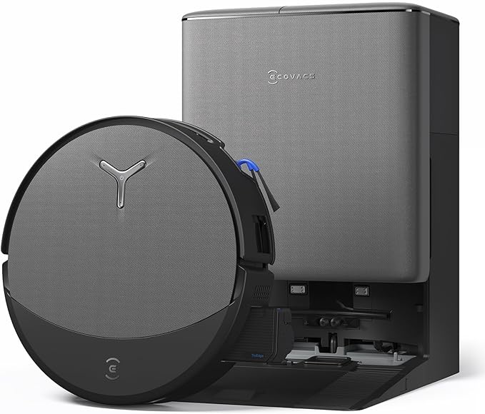 ECOVACS DEEBOT T90 PRO OMNI odkurzacz do odkurzacza, 30 000 Pa, ładowanie PowerBoost, OZMO ROLLER 3.0 z TruEdge 3.0, automatyczna dystrybucja roztworu czyszczącego, AGENT IA YIKO, czarny