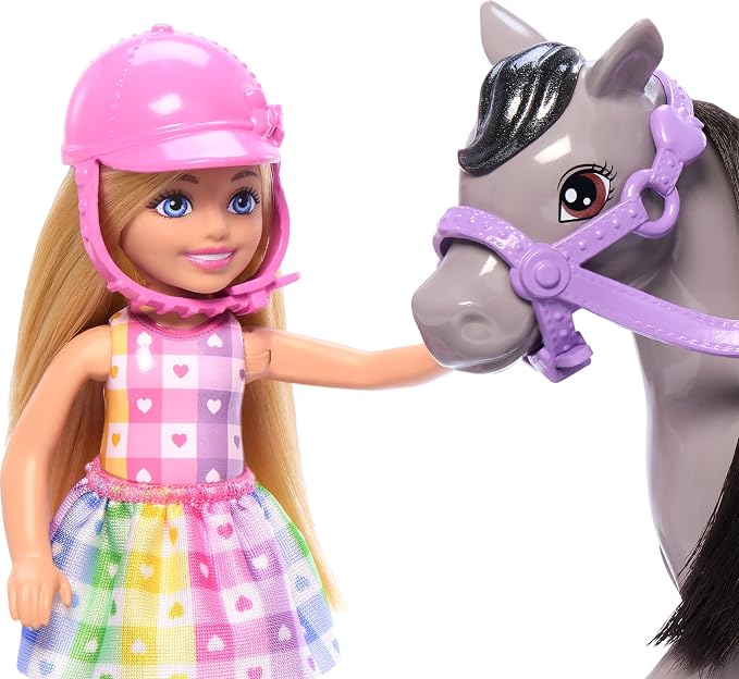 Barbie Club Chelsea lalka koń i zestaw do jazdy konnej - obrazek 3