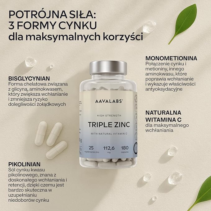 AAVALABS® Potrójny Cynk Maksymalna Moc - obrazek 4
