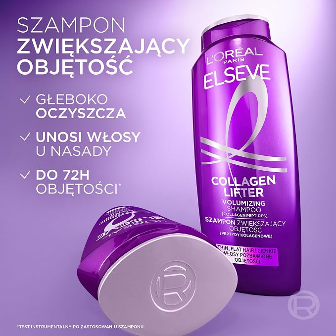 L'Oreal Paris Elseve Collagen Lifter Szampon zwiększający objętość - obrazek 6