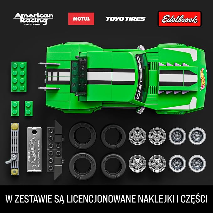 Mattel Brick Shop Hot Wheels Speed Series Custom 68 Camaro - obrazek 4