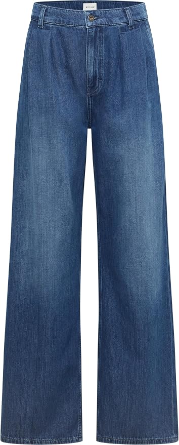 MUSTANG Style Luise Wide With Pleats - Dżins Kobiety