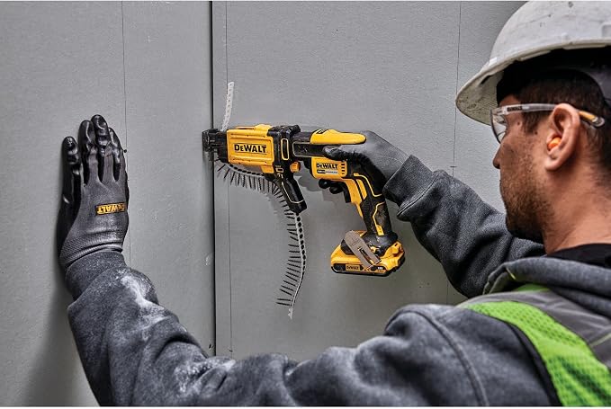 DEWALT, Wkrętarka akumulatorowa do płyt gipsowo-kartonowych 18V XR + 2x akumulatory 2.0 Ah, płyty g-k, DCF620D2K - obrazek 5