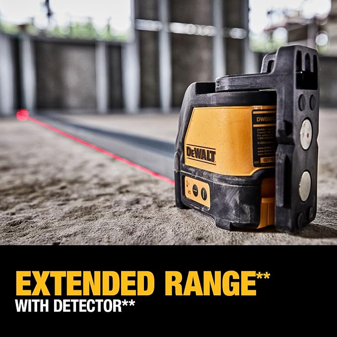 Dewalt Laser Krzyżowy, Wielokolorowy, 24.5 cm x 23.5 cm x 11.2 cm - obrazek 6