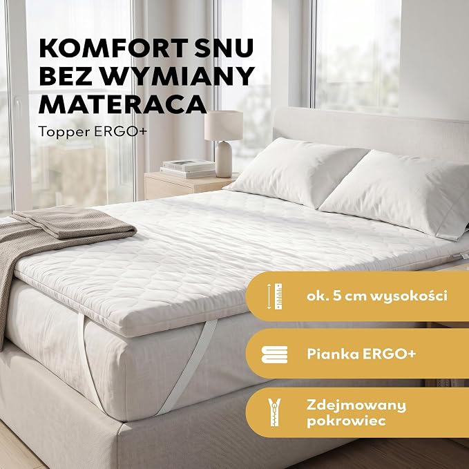 Materac nawierzchniowy Topper 120x190 - obrazek 3