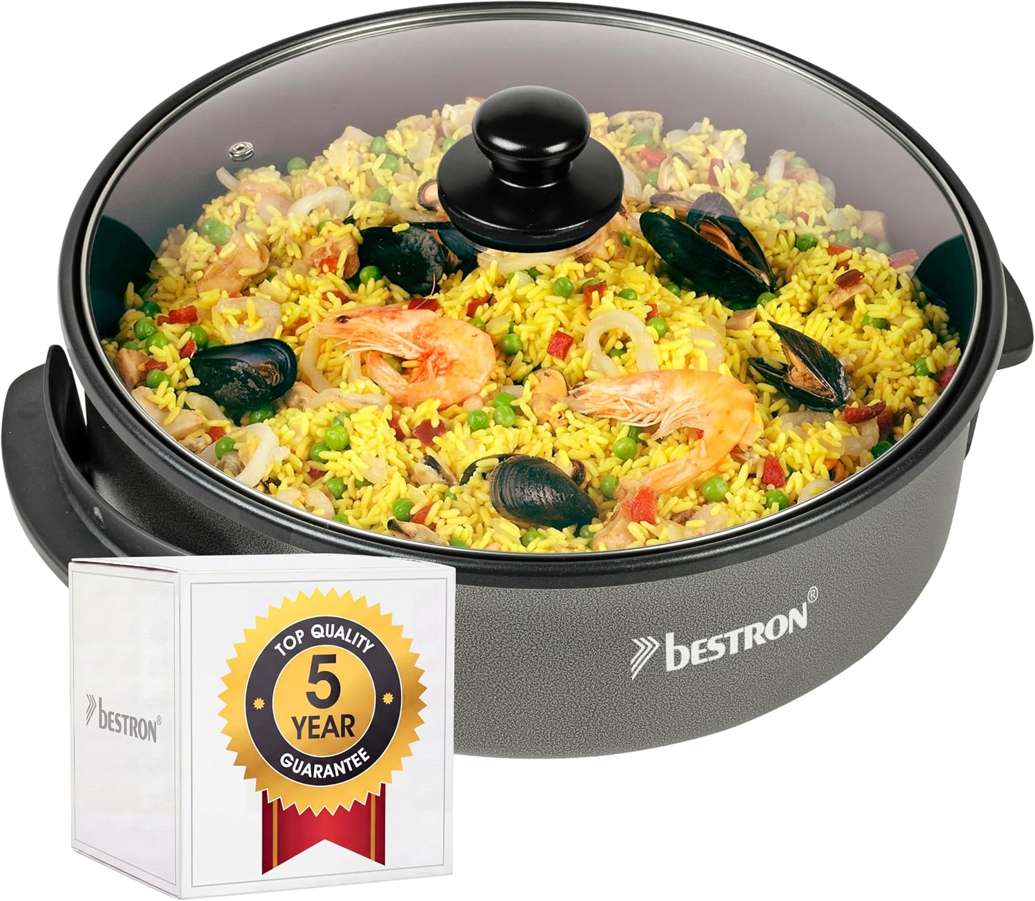 Bestron AHP1500Z Patelnia Elektryczna - obrazek 2