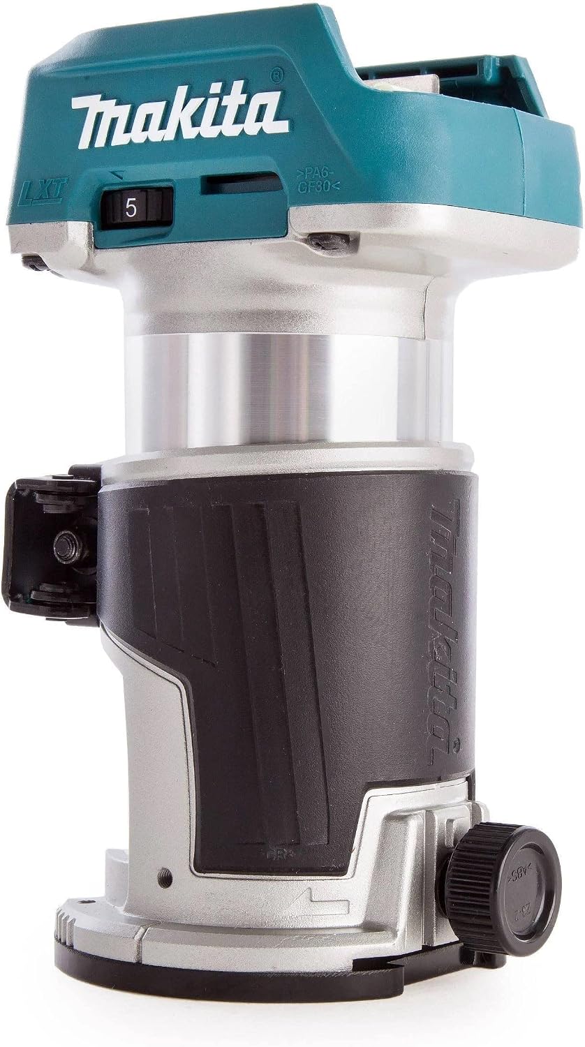 Makita Drt50Z Frezarka, Szary/Czarny, 13.4 x 8.9 x 22.6 cm - obrazek 3