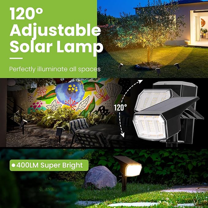 Solarne reflektory punktowe do ogrodu i na zewnątrz - obrazek 6