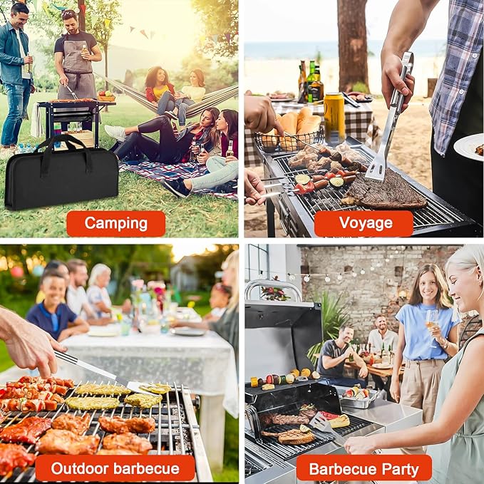 27Pcs Zestaw do Grilla ze Stali Nierdzewnej - obrazek 7