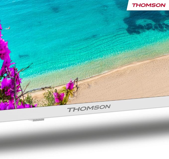 THOMSON 43 calowy (109 cm) 4K Ultra HD Biały Smart Android TV, Google Assistant, Wi-Fi, Dolby Digital, Bluetooth, Triple-Tuner (Kabel/Satelita/Antena), HDMI, CI+, A+ Płyta – 43UA5S13W - obrazek 7