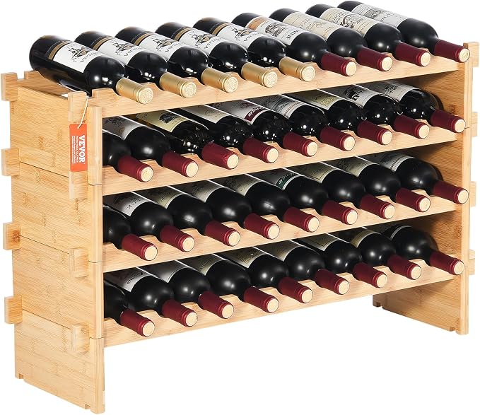 VEVOR Regał na Wino 36 Butelek
