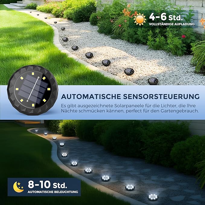Solpex 20 sztuk solarnych lamp ogrodowych - obrazek 3