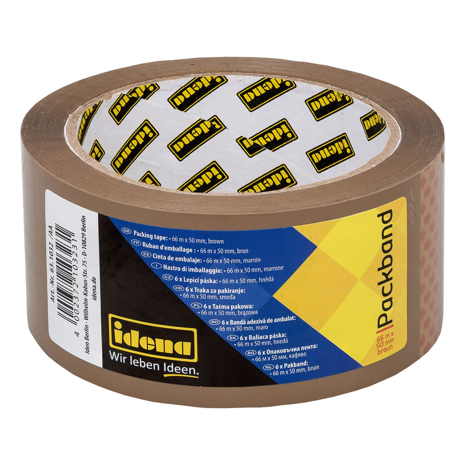 Idena 631032 Taśma klejąca brązowa - obrazek 2