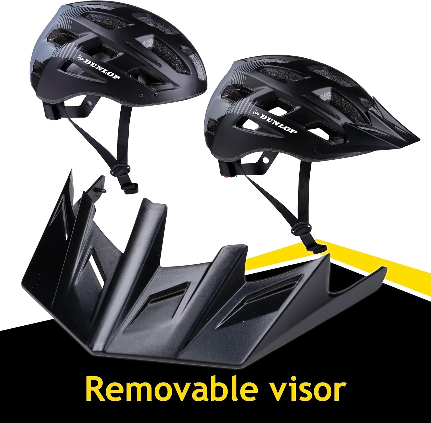 Dunlop Kask rowerowy ze światłem - obrazek 7
