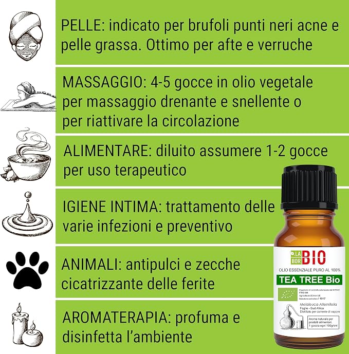 Tea tree Olejek Eteryczny Bio 100% Czysty i Naturalny 30 ml - obrazek 3