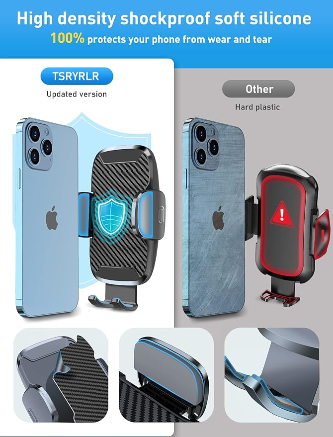 Samochodowy uchwyt na telefon komórkowy uchwyt samochodowy - obrazek 5