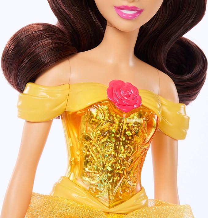 Mattel Disney Princess Bella lalka modowa w kultowej stylizacji - obrazek 7