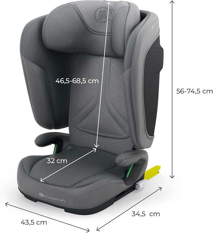 Kinderkraft UNITY 2 Fotelik 100–150 cm dla dzieci - obrazek 2