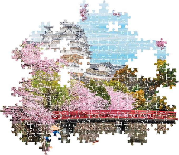 Clementoni Collection-Himeji Castle in Spring-1000 Piece-Puzzle - obrazek 6
