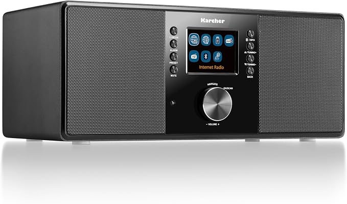 Karcher DAB 7000i radio internetowe DAB+ FM WiFi Bluetooth kolorowy wyświetlacz USB AUX 14 W - obrazek 4
