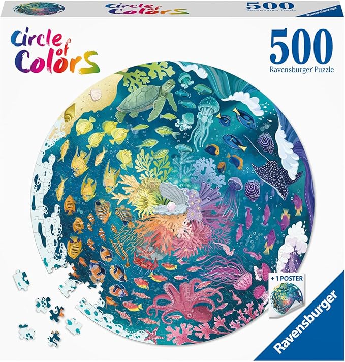 Puzzle 2D: Paleta kolorów. Ocean 500 elementów - obrazek 3