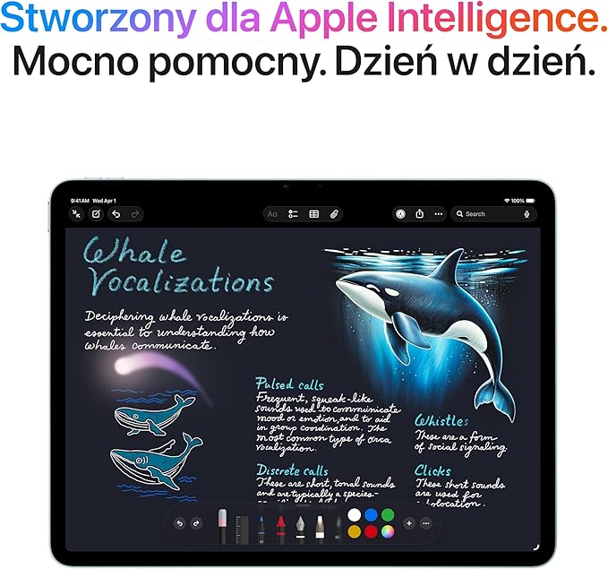 Apple iPad Air 11 cali (M4): wyświetlacz Liquid Retina, 128 GB, przedni/tylny aparat 12 MP, Wi‑Fi 7 z czipem Apple N1 – gwiezdna szarość - obrazek 5