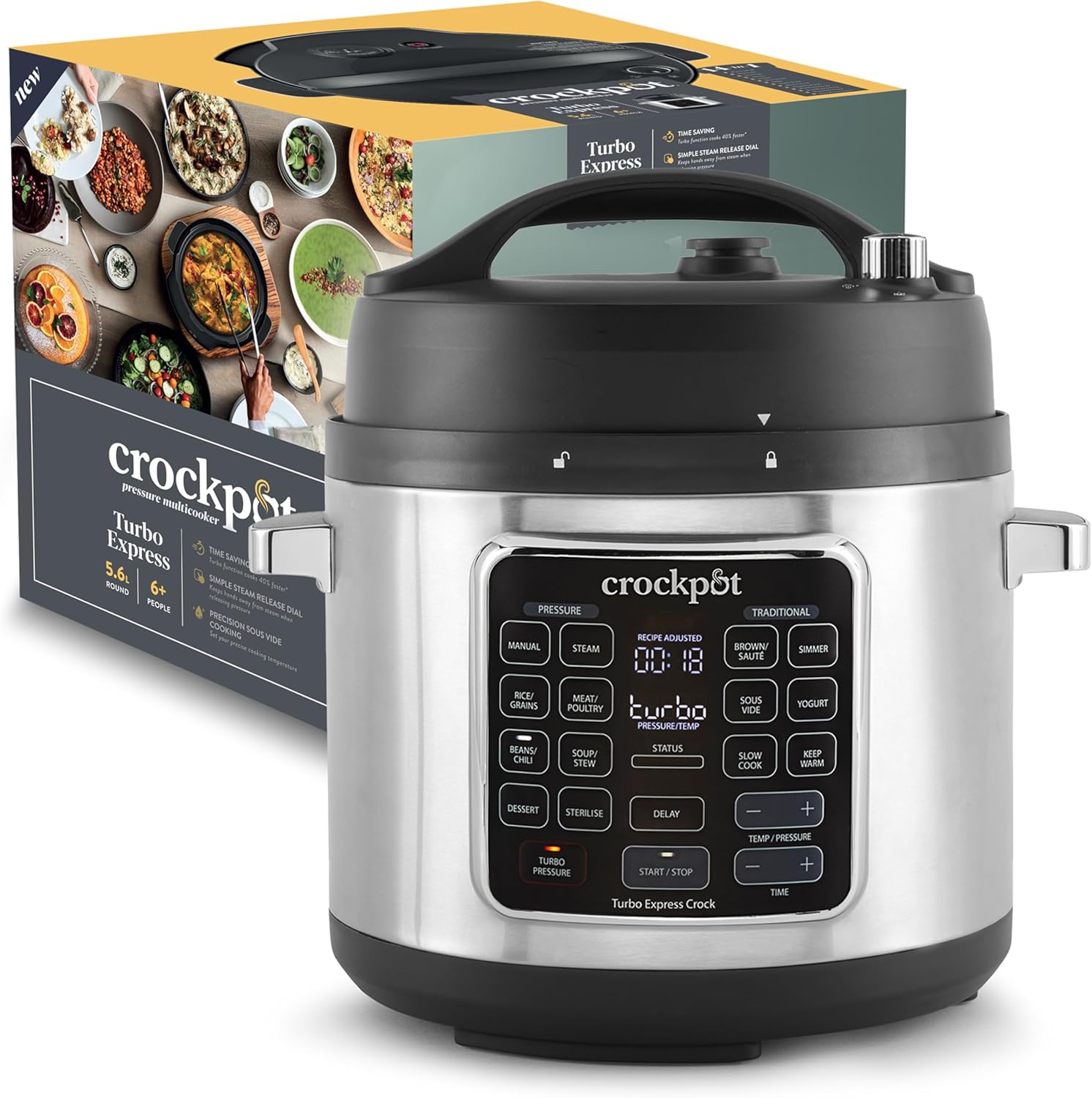 Crock-Pot Turbo Express wielofunkcyjny garnek do gotowania - obrazek 2