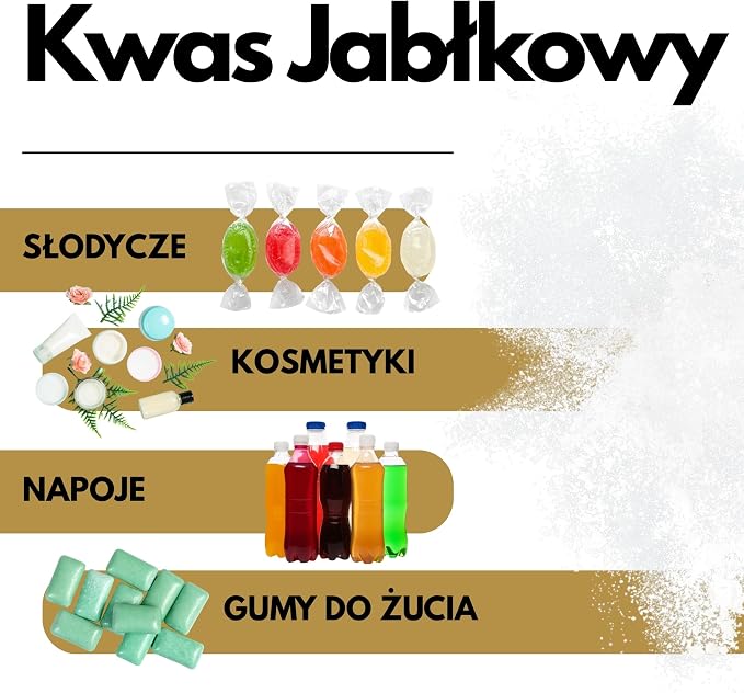 SaporePuro Kwas Jabłkowy w Proszku 50 - obrazek 5