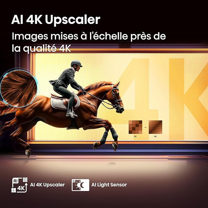Hisense 50E7DS QLED 4K 50" (126 cm) – seria E7DS – Dolby Vision IQ, HSR 120 Hz, tryb gier Plus, Alexa - obrazek 6