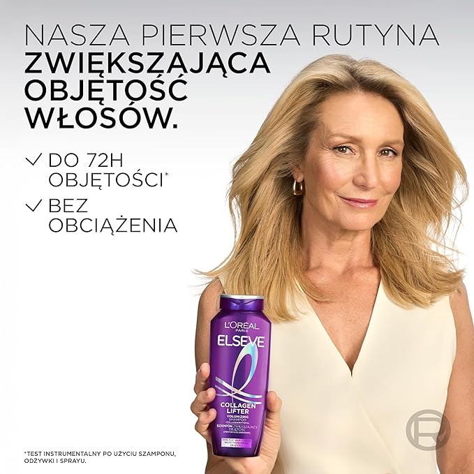 L'Oreal Paris Elseve Collagen Lifter Szampon zwiększający objętość - obrazek 4