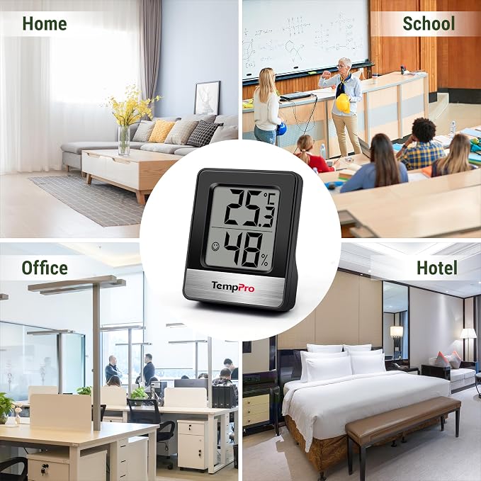 ThermoPro TP49 cyfrowy mini termometr z funkcją higrometru - obrazek 7