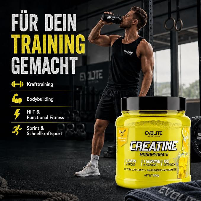 Evolite Nutrition Monohydrat Kreatyny z Tauryną 500g - obrazek 4