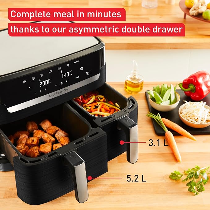 Tefal EY9018 Dual Easy Fry Frytkownica Beztłuszczowa - obrazek 7
