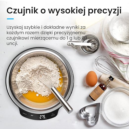 Pro Breeze Waga Kuchenna Cyfrowa Precyzyjna ze Stali Nierdzewnej - obrazek 3