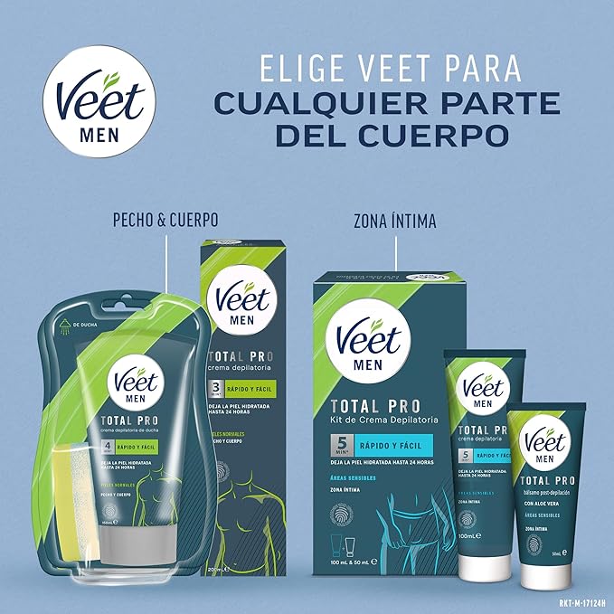 Veet Men 400ml Męski krem do depilacji z tyłu ramion i nóg - obrazek 7