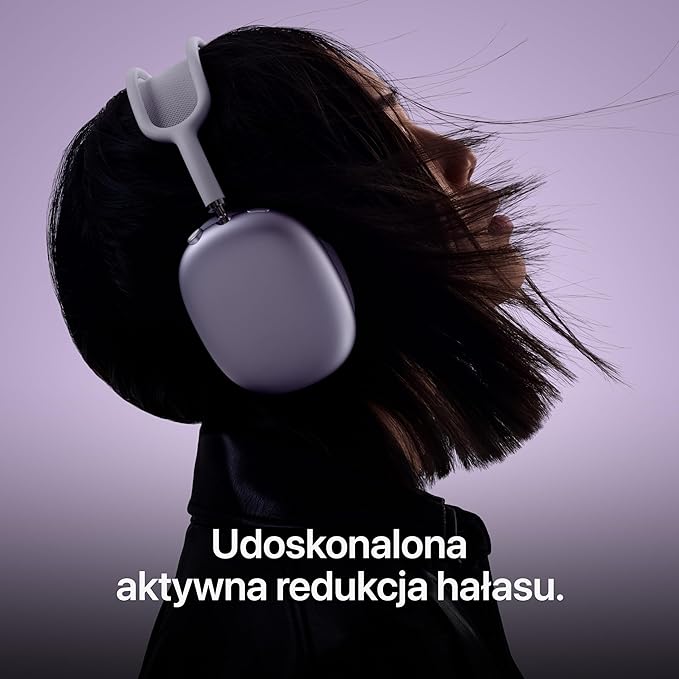 Apple AirPods Max 2 Bezprzewodowe słuchawki douszne z aktywną redukcją hałasu, dźwiękiem adaptacyjnym i spersonalizowanym dźwiękiem przestrzennym, słuchawki Bluetooth do iPhone’a – księżycowa poświata - obrazek 4