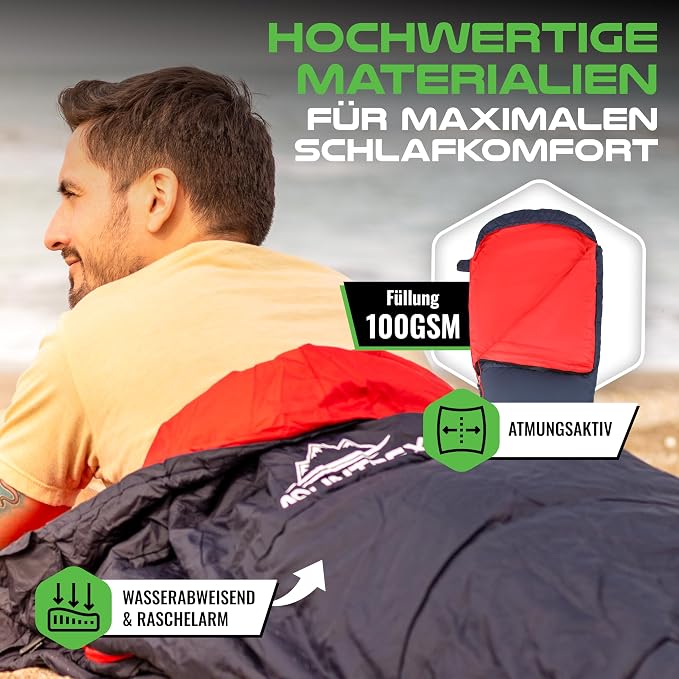 MOUNTREX Śpiwór zimowy i letni - obrazek 5