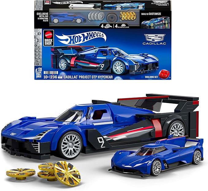 Mattel Brick Shop Hot Wheels Cadillac Project GTP Hypercar