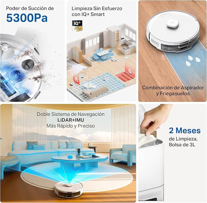 Tapo Robot odkurzający 4 w 1 RV30Max Plus automatyczne opróżnianie - obrazek 6