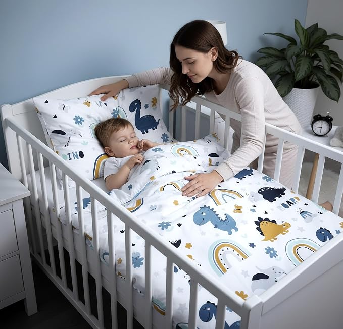 Theonoi Komplet pościeli dziecięcej dla małych dzieci - obrazek 7