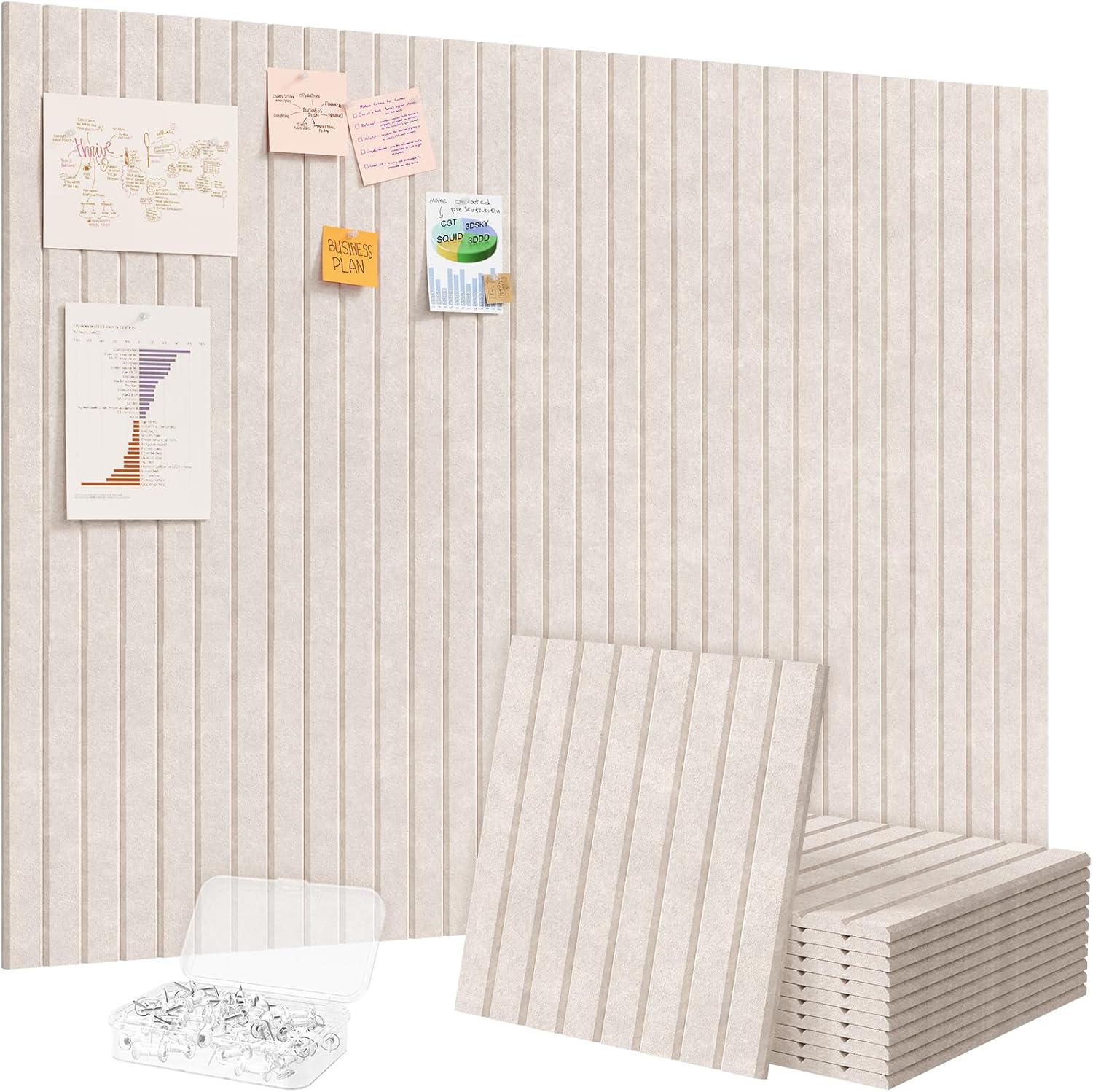 Lifewit Filcowa Tablica 120 x 90 cm Samoprzylepna - obrazek 2