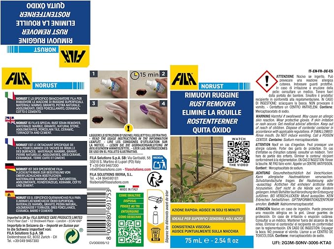 FILA Surface Care Solutions NO RUST - obrazek 2