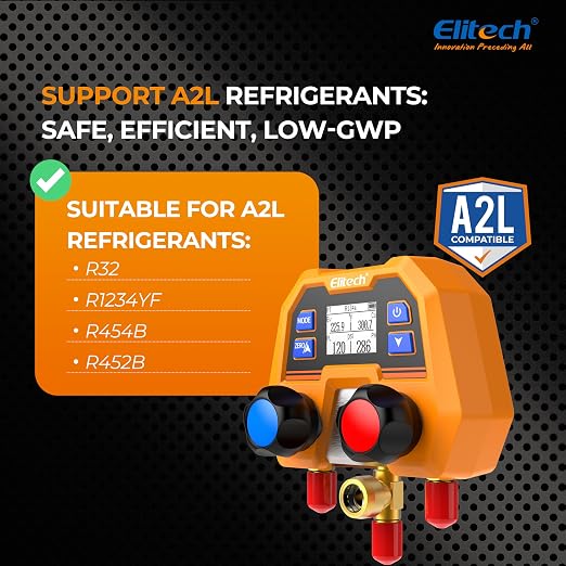 Elitech Manometr czynnika chłodniczego 600 psi - obrazek 4