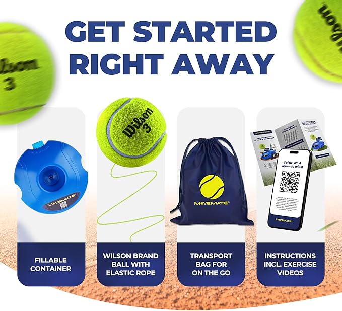 MOVEMATE Zestaw do tenisa z piłką tenisową Wilson® - obrazek 6