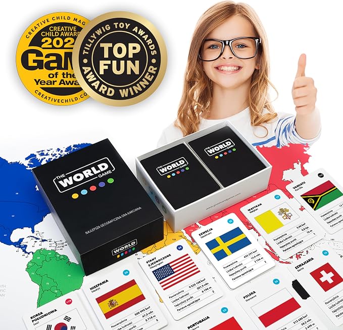 The World Game Geograficzna Gra Karciana - obrazek 2