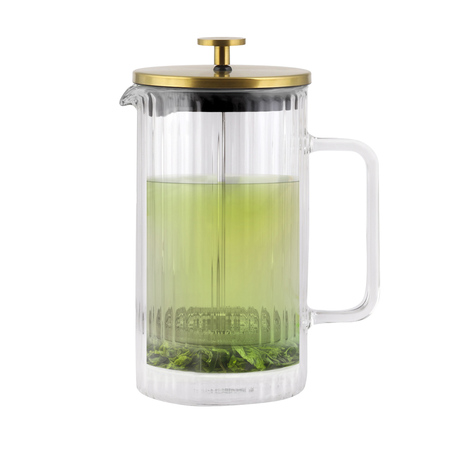 Vialli Design - Tulip French Press złoty mat 1l - obrazek 4