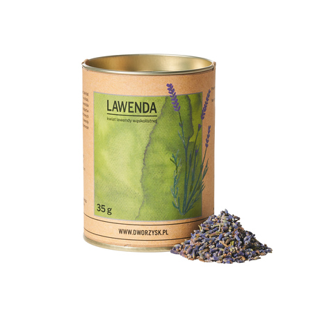 Dworzysk - herbata ziołowa sypana Lawenda 35 g - obrazek 3