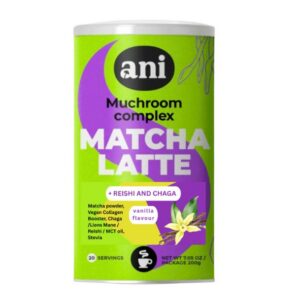 NAPÓJ MUSHROOM COMPLEX MATCHA LATTE O SMAKU WANILIOWYM 200 g - ANI